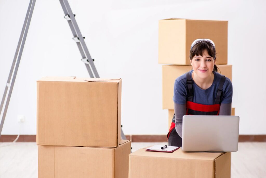 Our expert moving services in West Little River fl team handling furniture.